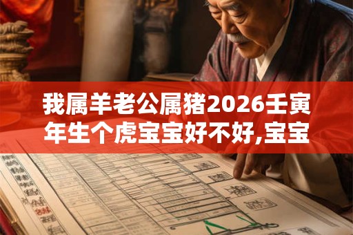 我属羊老公属猪2026壬寅年生个虎宝宝好不好,宝宝命运怎么样？