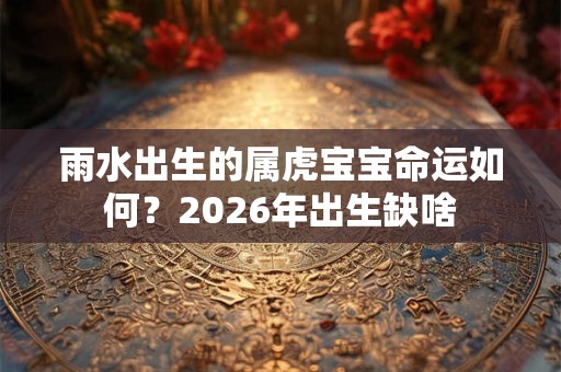 雨水出生的属虎宝宝命运如何？2026年出生缺啥