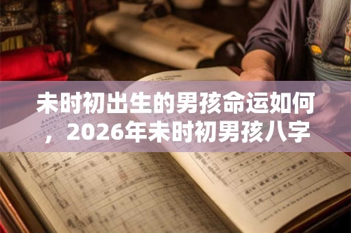 未时初出生的男孩命运如何，2026年未时初男孩八字排盘