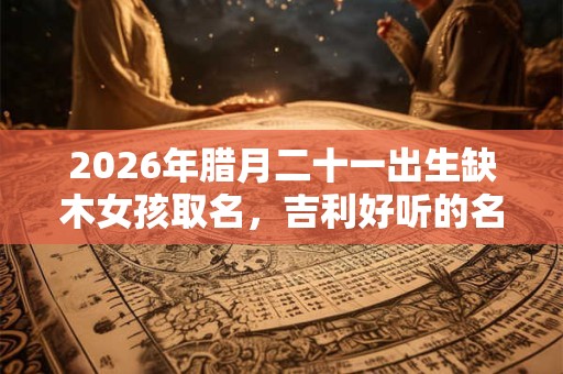 2026年腊月二十一出生缺木女孩取名，吉利好听的名字推荐