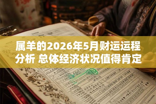 属羊的2026年5月财运运程分析 总体经济状况值得肯定