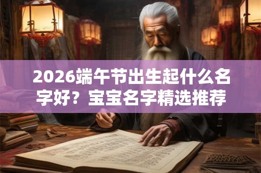 2026端午节出生起什么名字好？宝宝名字精选推荐