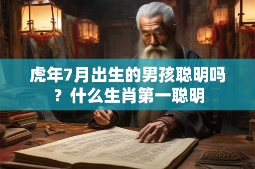 虎年7月出生的男孩聪明吗？什么生肖第一聪明