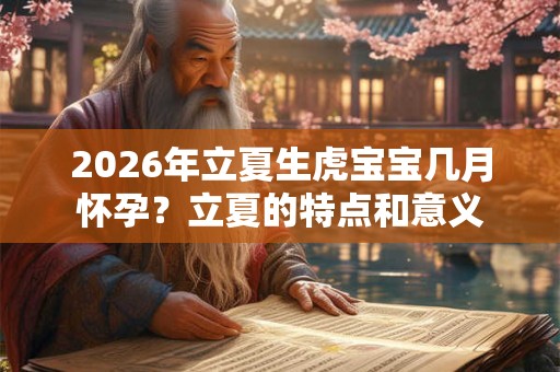 2026年立夏生虎宝宝几月怀孕？立夏的特点和意义
