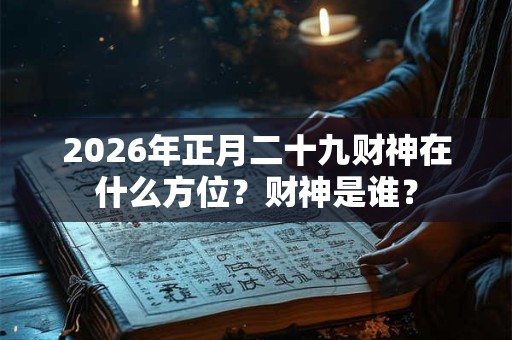 2026年正月二十九财神在什么方位？财神是谁？