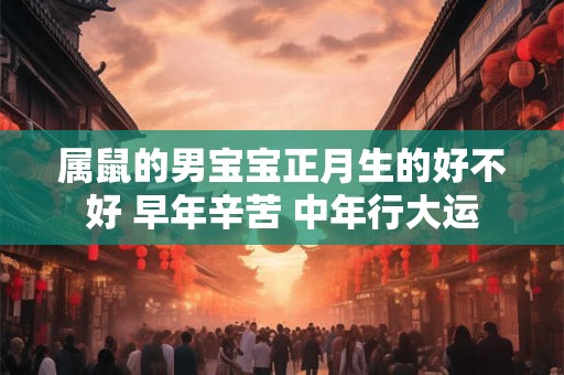 属鼠的男宝宝正月生的好不好 早年辛苦 中年行大运