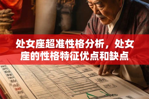 处女座超准性格分析，处女座的性格特征优点和缺点