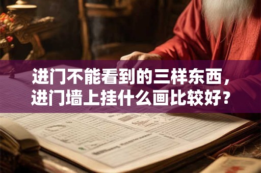 进门不能看到的三样东西，进门墙上挂什么画比较好？