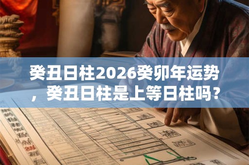 癸丑日柱2026癸卯年运势，癸丑日柱是上等日柱吗？