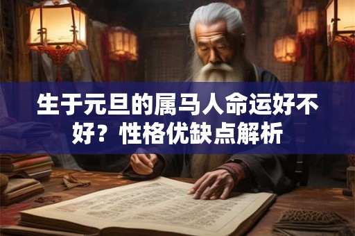 生于元旦的属马人命运好不好？性格优缺点解析