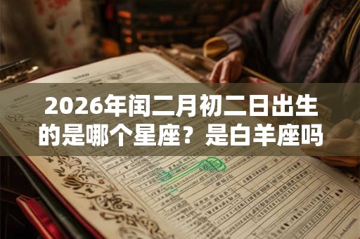 2026年闰二月初二日出生的是哪个星座？是白羊座吗