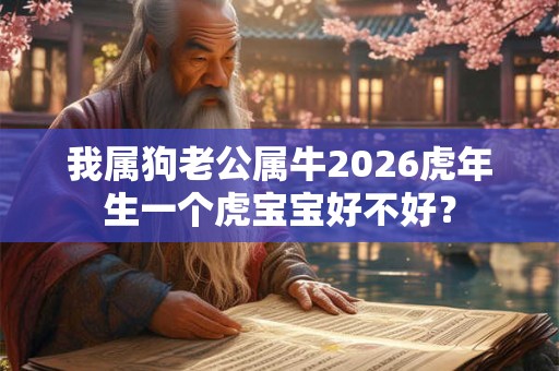 我属狗老公属牛2026虎年生一个虎宝宝好不好？