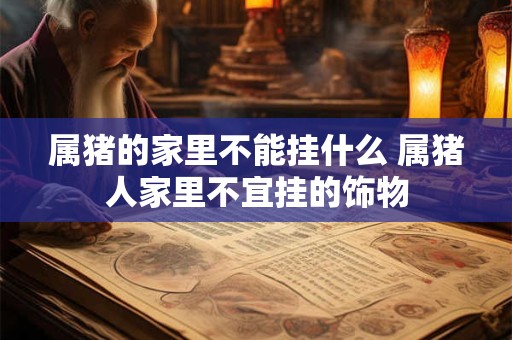 属猪的家里不能挂什么 属猪人家里不宜挂的饰物