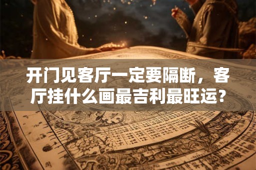 开门见客厅一定要隔断，客厅挂什么画最吉利最旺运？