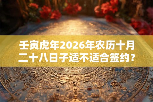 壬寅虎年2026年农历十月二十八日子适不适合签约？