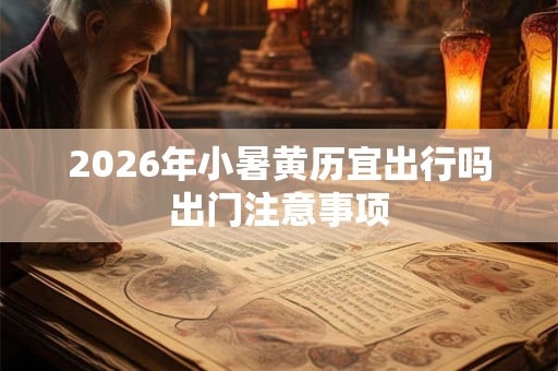 2026年小暑黄历宜出行吗出门注意事项