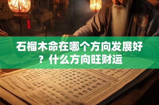 石榴木命在哪个方向发展好？什么方向旺财运