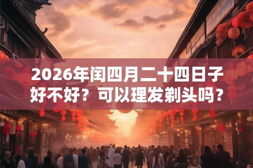 2026年闰四月二十四日子好不好？可以理发剃头吗？