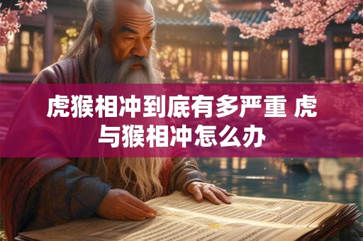 虎猴相冲到底有多严重 虎与猴相冲怎么办