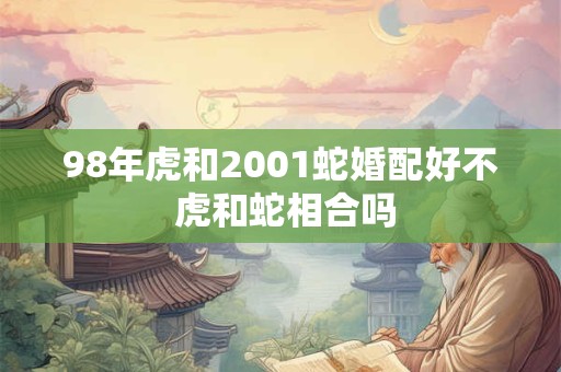 98年虎和2001蛇婚配好不 虎和蛇相合吗