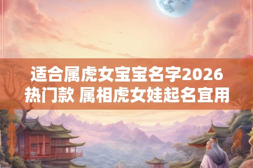 适合属虎女宝宝名字2026热门款 属相虎女娃起名宜用字推荐