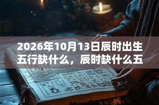 2026年10月13日辰时出生五行缺什么，辰时缺什么五行