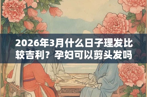 2026年3月什么日子理发比较吉利？孕妇可以剪头发吗风水