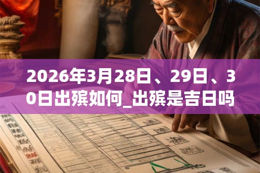 2026年3月28日、29日、30日出殡如何_出殡是吉日吗
