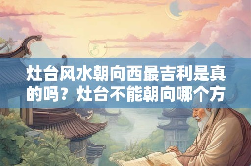 灶台风水朝向西最吉利是真的吗？灶台不能朝向哪个方向？