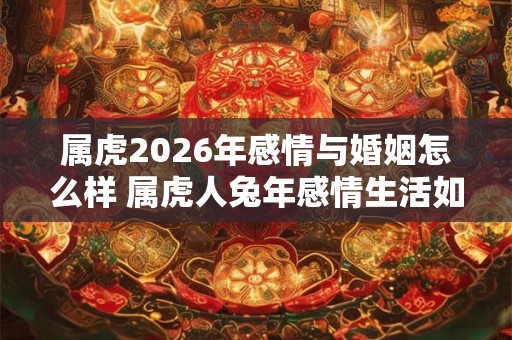 属虎2026年感情与婚姻怎么样 属虎人兔年感情生活如何 属虎2026年感情与婚姻怎么样 属虎人兔年感情生活如何