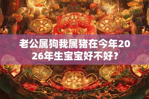 老公属狗我属猪在今年2026年生宝宝好不好？