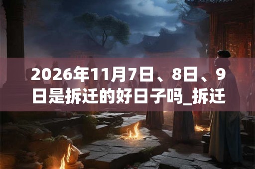 2026年11月7日、8日、9日是拆迁的好日子吗_拆迁可以吗