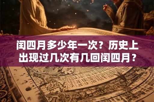 闰四月多少年一次？历史上出现过几次有几回闰四月？