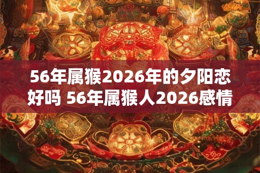 56年属猴2026年的夕阳恋好吗 56年属猴人2026感情运势