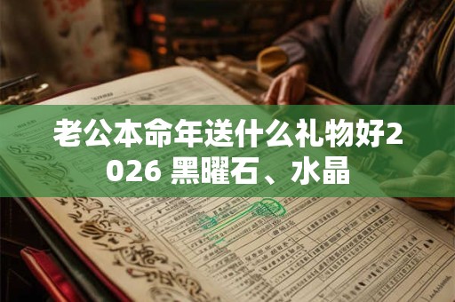 老公本命年送什么礼物好2026 黑曜石、水晶