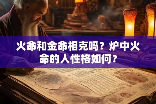 火命和金命相克吗？炉中火命的人性格如何？