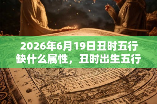 2026年6月19日丑时五行缺什么属性，丑时出生五行缺什么