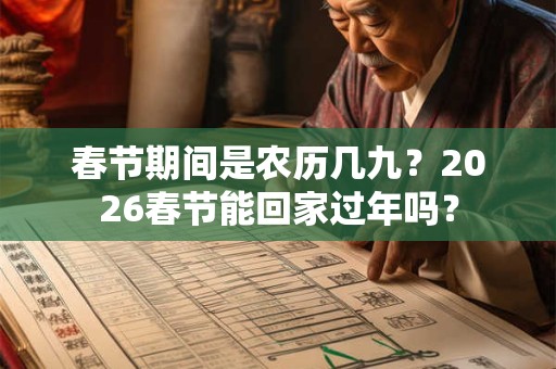 春节期间是农历几九?2026春节能回家过年吗? 春节期间是农历几九?2026春节能回家过年吗?
