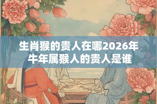 生肖猴的贵人在哪2026年 牛年属猴人的贵人是谁