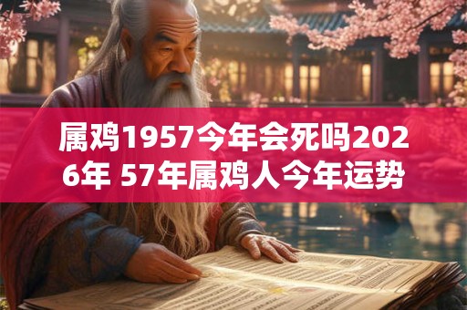 属鸡1957今年会死吗2026年 57年属鸡人今年运势