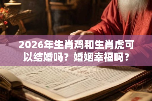 2026年生肖鸡和生肖虎可以结婚吗？婚姻幸福吗？
