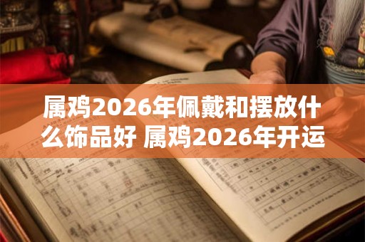 属鸡2026年佩戴和摆放什么饰品好 属鸡2026年开运吉祥物