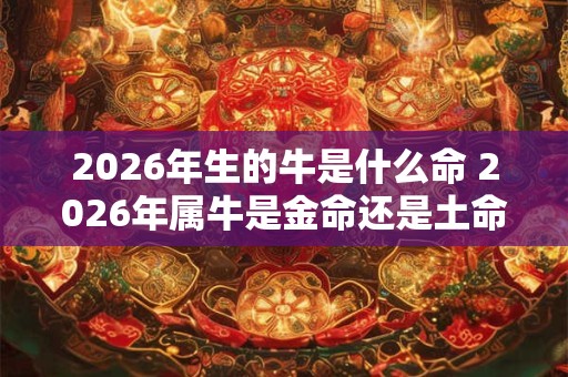 2026年生的牛是什么命 2026年属牛是金命还是土命