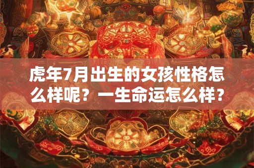 虎年7月出生的女孩性格怎么样呢？一生命运怎么样？