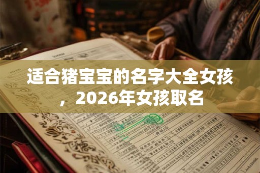 适合猪宝宝的名字大全女孩，2026年女孩取名