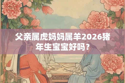 父亲属虎妈妈属羊2026猪年生宝宝好吗？
