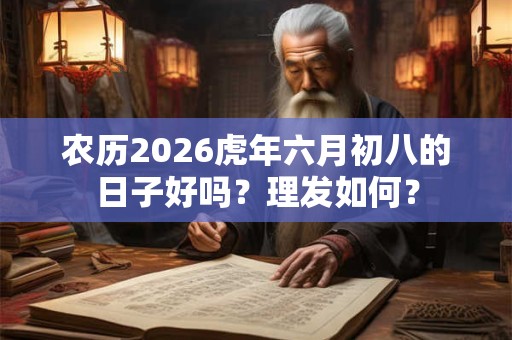 农历2026虎年六月初八的日子好吗？理发如何？