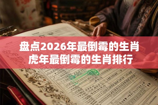 盘点2026年最倒霉的生肖 虎年最倒霉的生肖排行