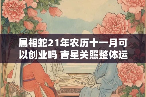 属相蛇21年农历十一月可以创业吗 吉星关照整体运势佳