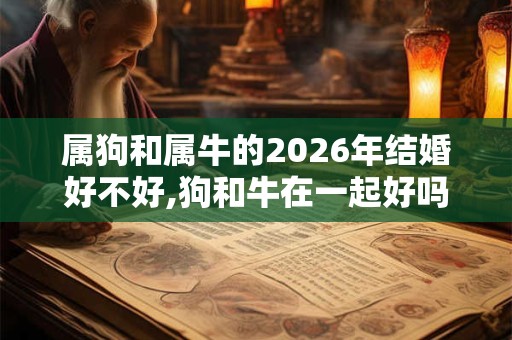 属狗和属牛的2026年结婚好不好,狗和牛在一起好吗？
